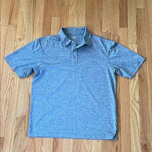 Falls Creek Polo Shirt Mens Medium Blue Casual Golf Outdoors Hiking